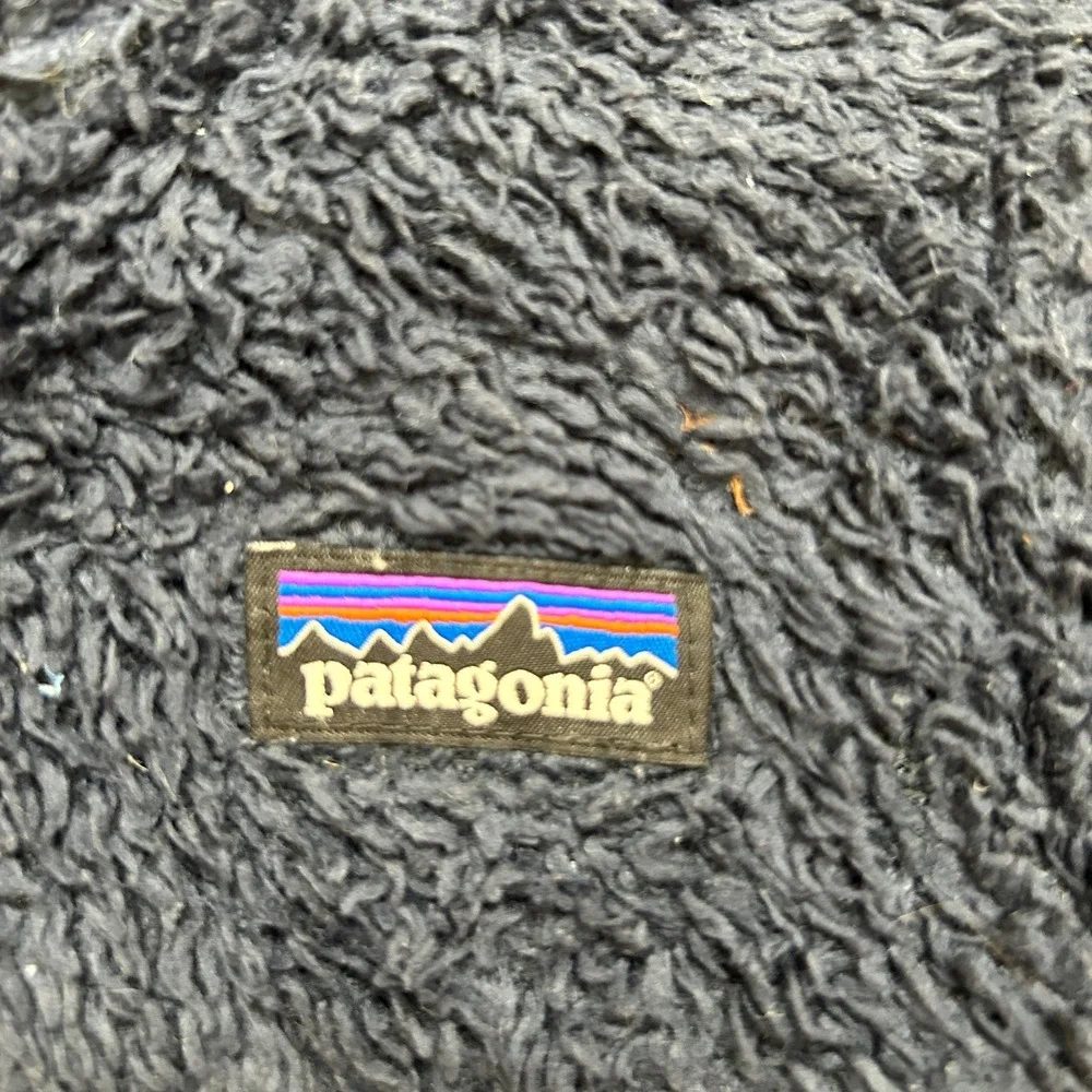 Patagonia Baby Furry Friends Hooded Fleece Jacket Navy Blue 12-18M 60155